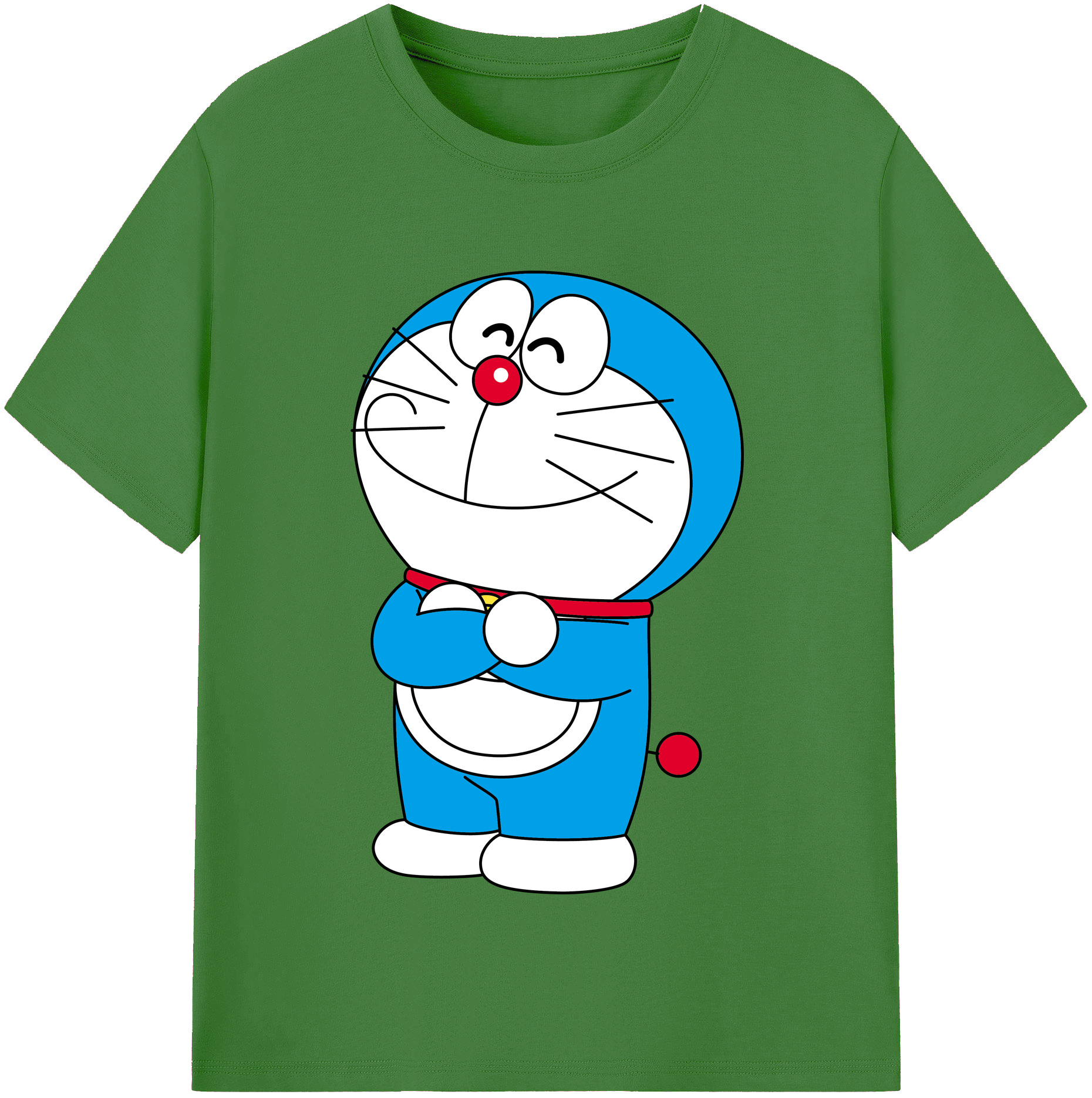 （画像用） ドラえもん Doraemon レディースカジュアルプリントTシャツ（綿100％）
